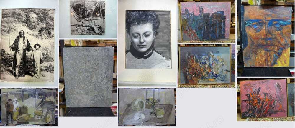 Grafica, Pictura - Radu Mihai Mihalcea (1957-2003) Gravuri Aquatinte