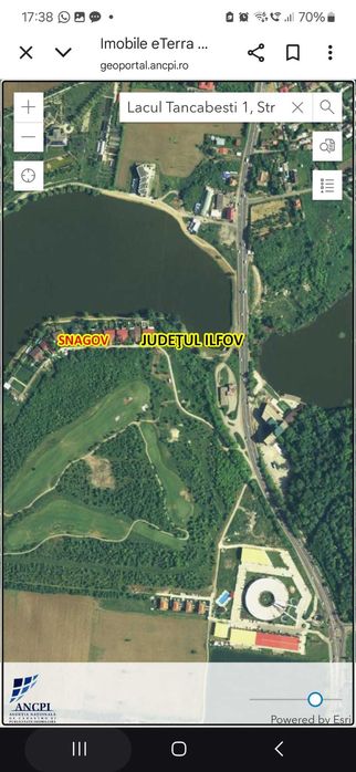 Teren intravilan de vânzare – Tâncăbești, DN1, vedere la lac