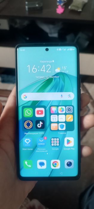 ХОНОР Х9А Интернет 5G отличном состояния  изогнутый дисплей 6/128гб