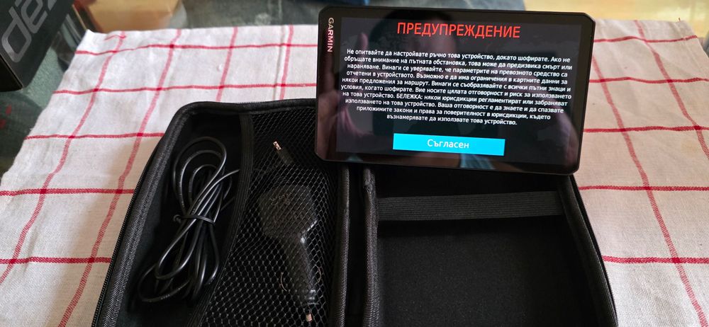 Навигация за камион Garmin Dezl LGV700 MT-S карти за цяла Европа