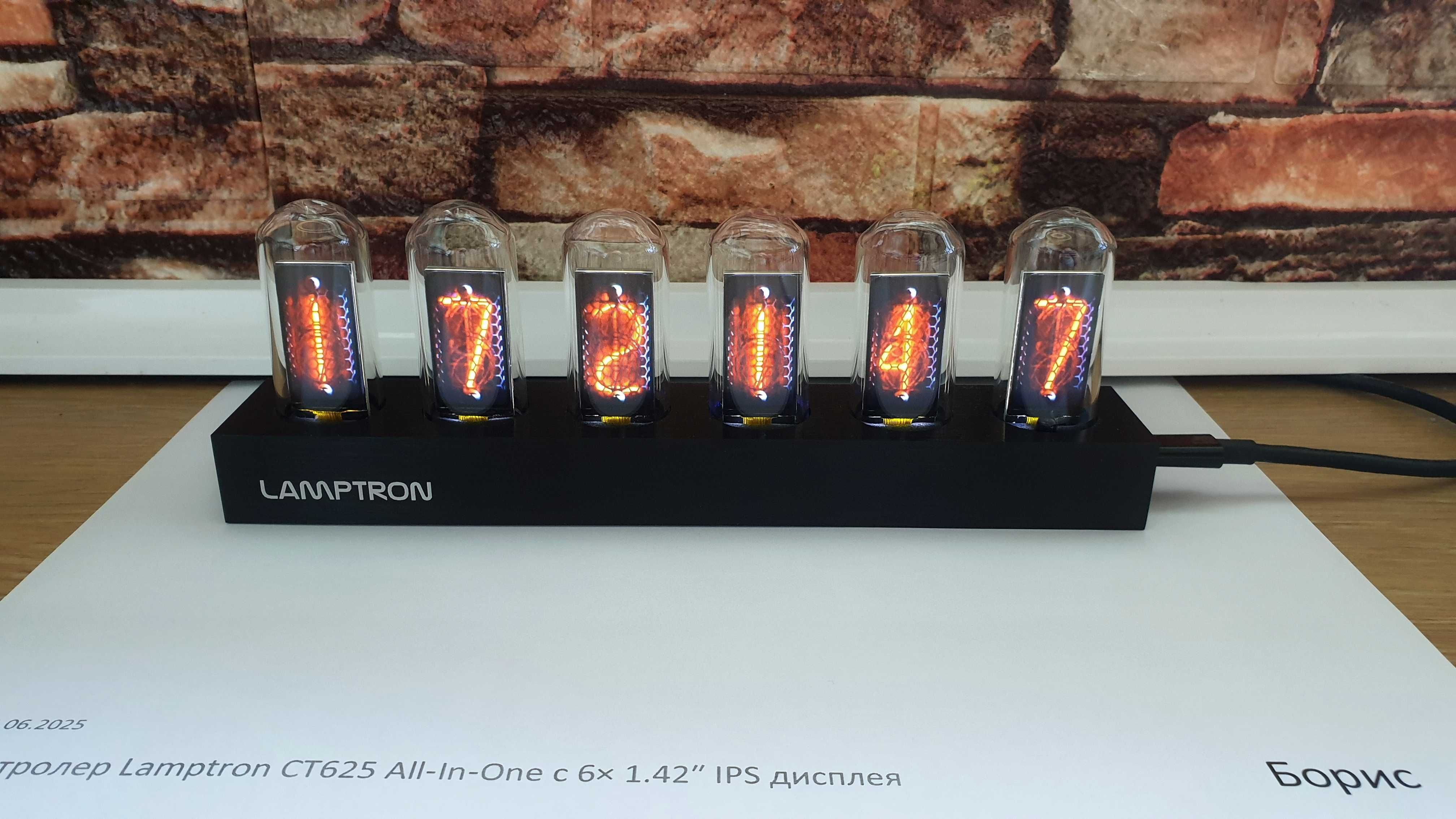 Контролер Lamptron CT625 All‑In‑One с 6× 1.42″ IPS дисплея