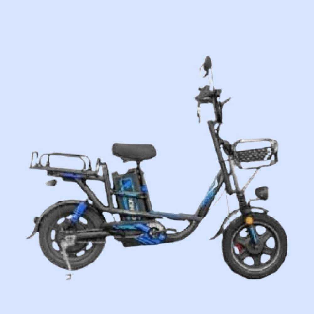 Elektroskuter Drongo V5 48-20Ah, Qora / Ko'k