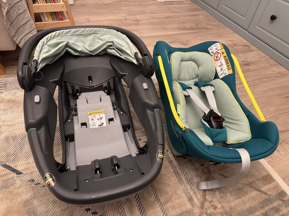 Maxi Cosi CORAL I-SIZE - Scoică auto modulară (0-12 KG) NEON GREEN