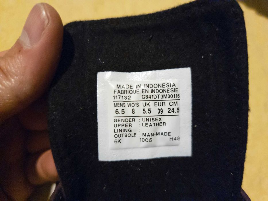 Teniși CONVERSE, piele violet, nr.39 (24.5cm interior)