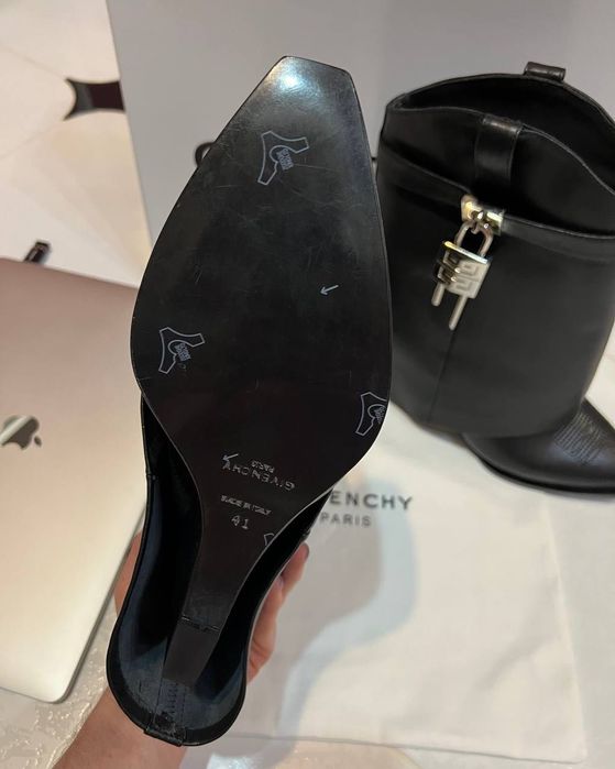 Ботуши Givenchy кожени пролет/есен