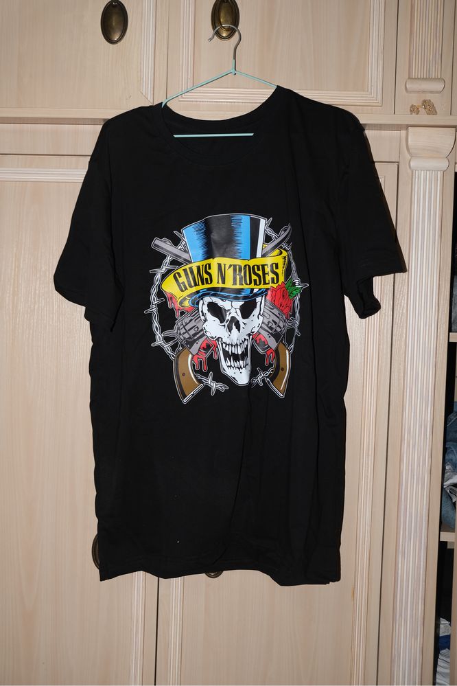 Новая футболка с принтом Guns N’ Roses, M-L