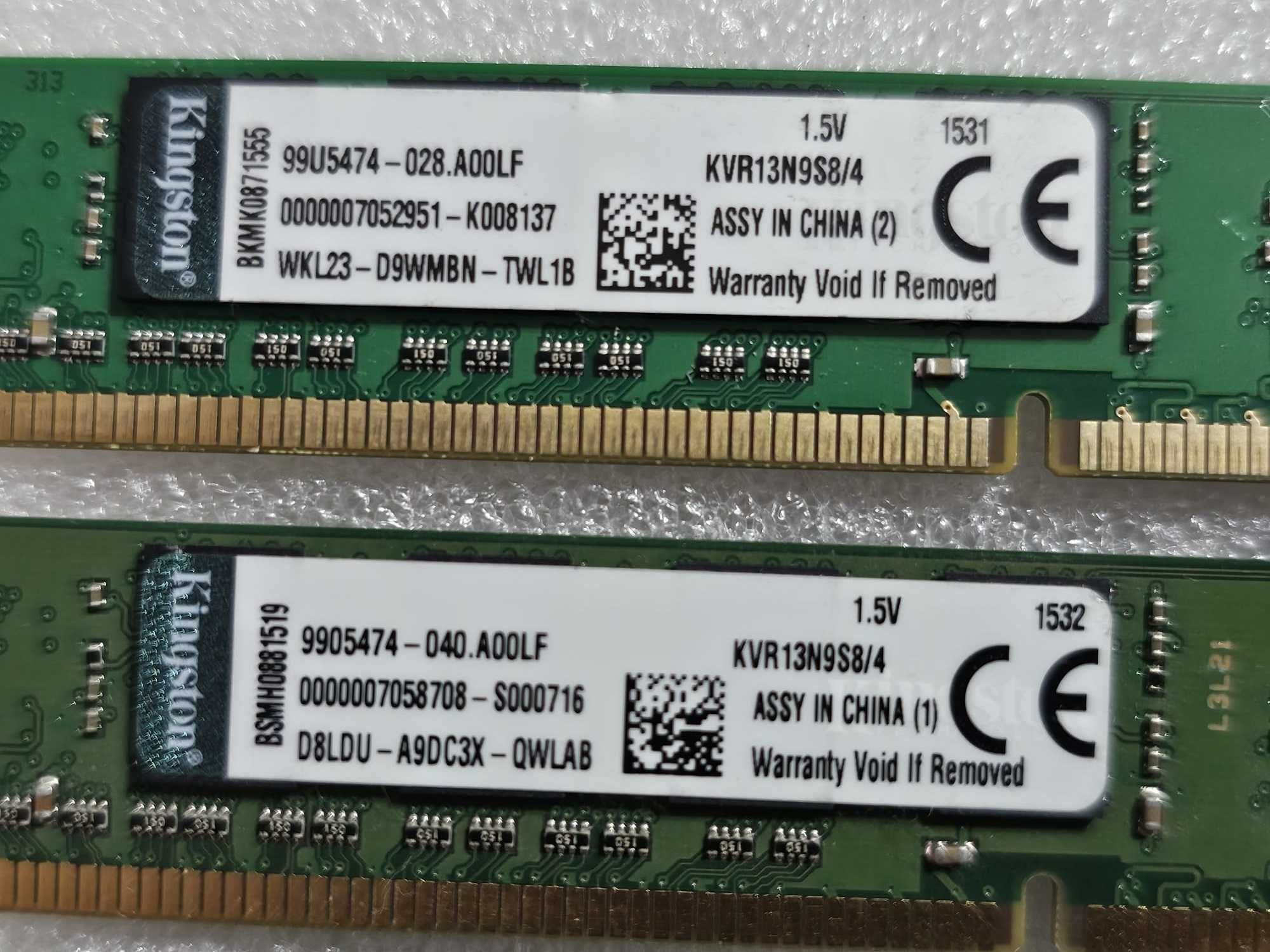 Memorie Kingston KVR13N9S8/4 ValueRAM 4GB DDR3 1333 MHz CL9