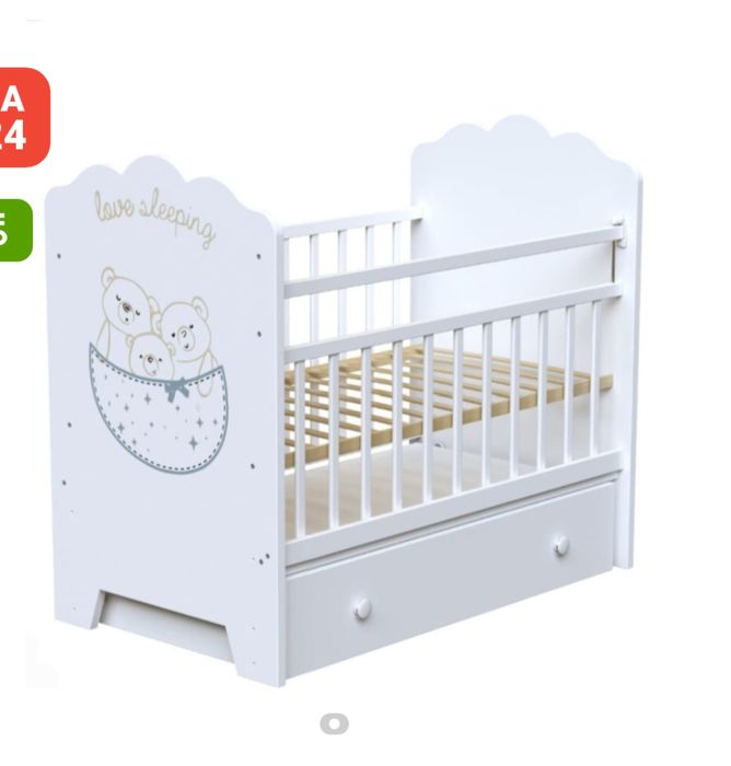 Манеж деревянный маятниковый