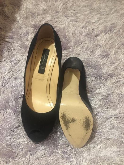 Pantofi Musette piele intoarsa