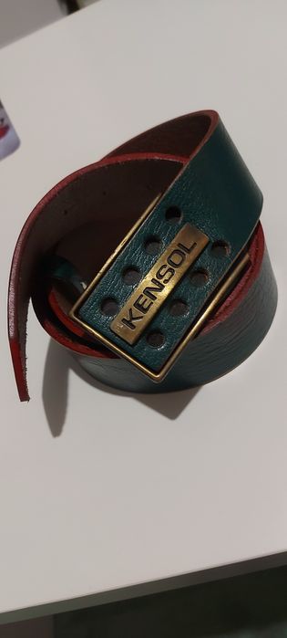 Дизайнерски дамски колан естествена кожа