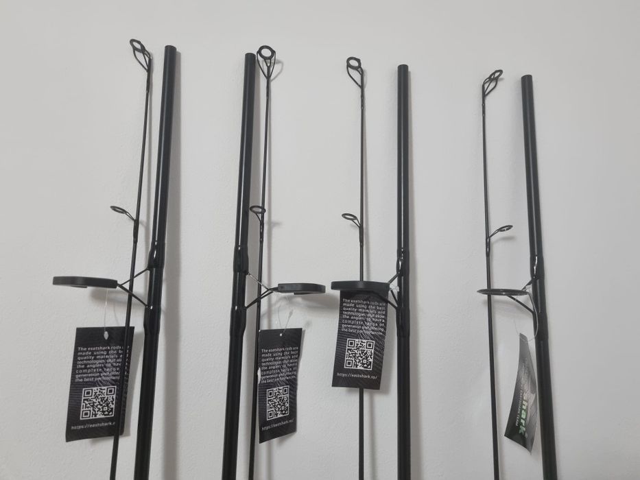 SET 4 Lansete Legend Carp 3.90 m 3.75 LBS 2 tronsoane