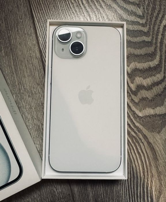 Iphone 15. Айфон 15. White. Белый. 128 гб. Все родное
