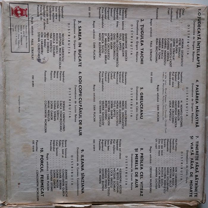 povești nemuritoare vinil