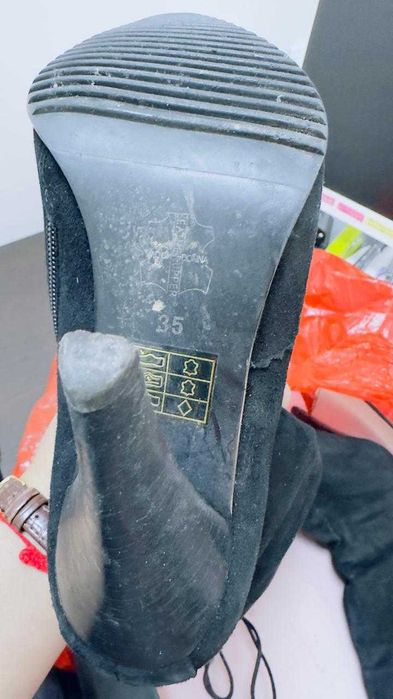 продам зимние сапоги 35 размер б/у