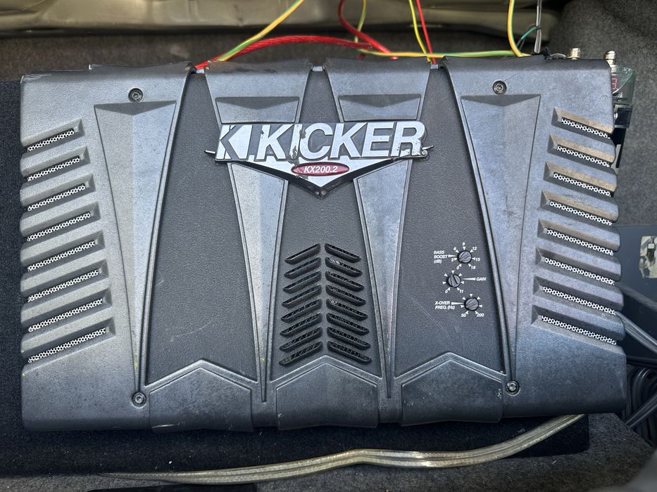 Subwoofer JL audio w3 amplificator kicker kx200.2
