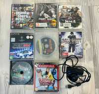 игры ps3,gta5,mma,fight night,cod ghost,pes,kilzone,камера ps3,rayman