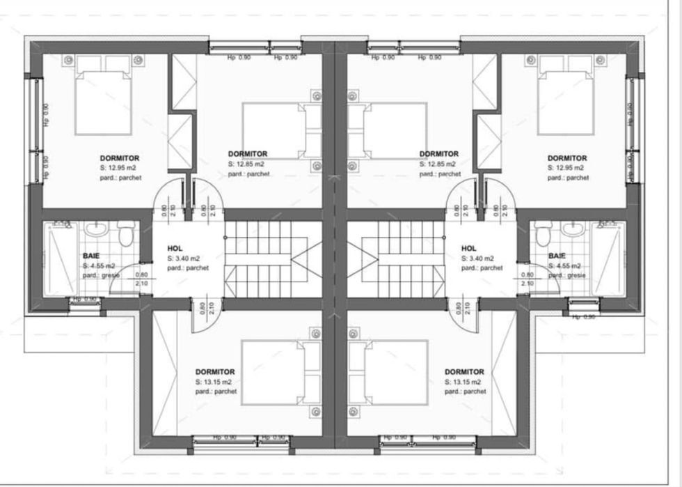 Duplex P+1 zona Castel Transilvania 116000€