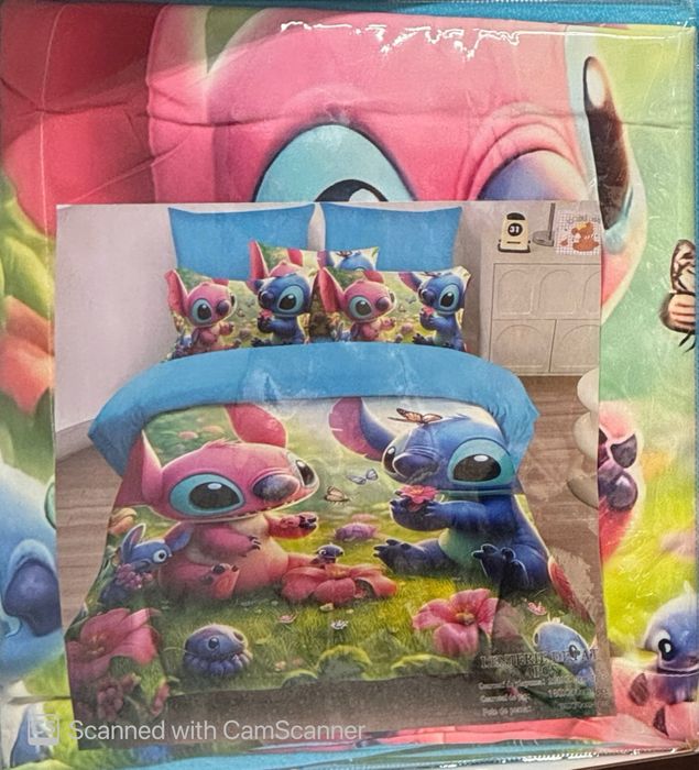 Lenjerie pat copii- 4 piese