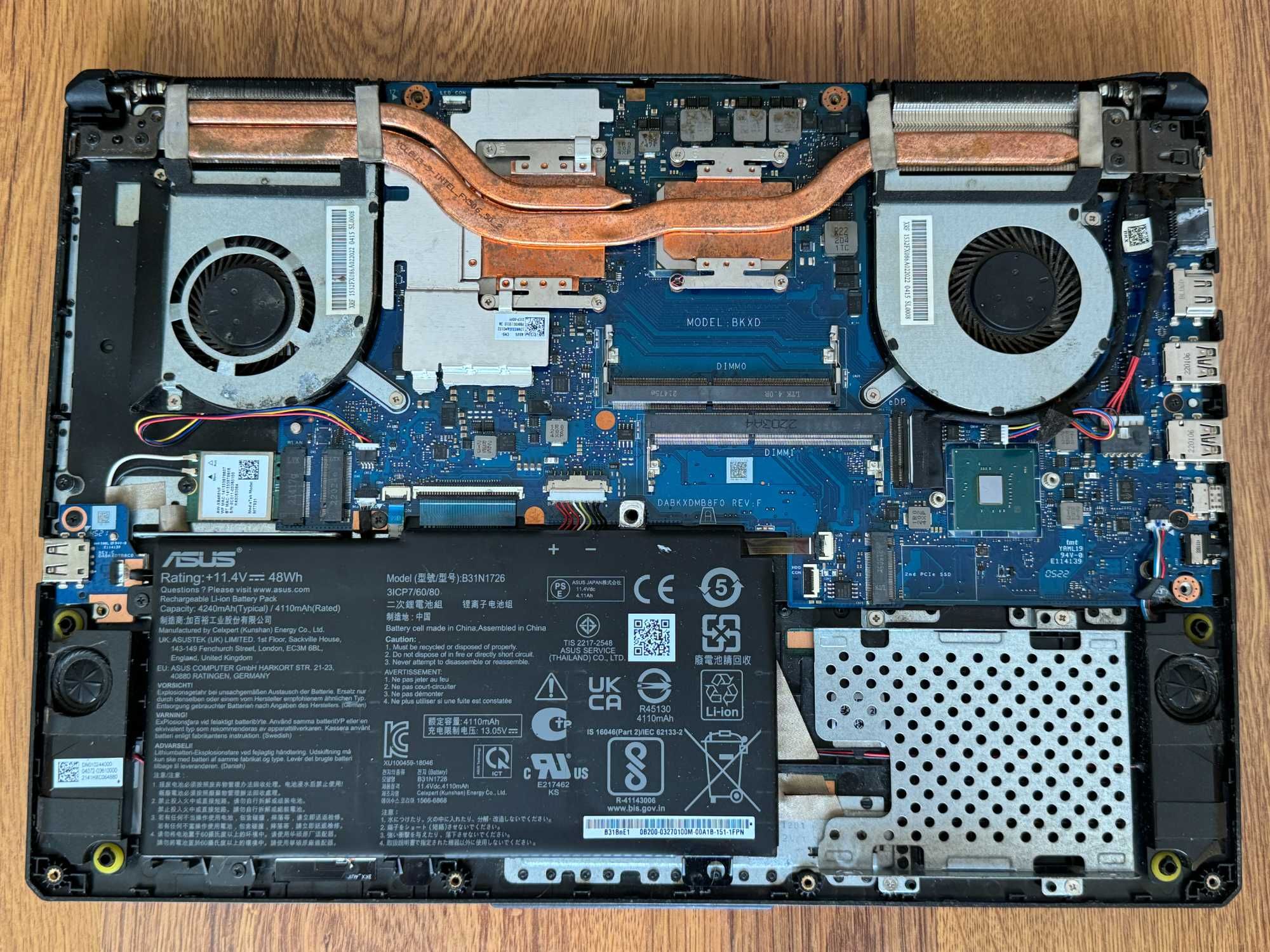 15.6' 144Hz Full HD IPS i5-10300H Asus TUF F15 FX506LH Бат 6ч за ЧАСТИ