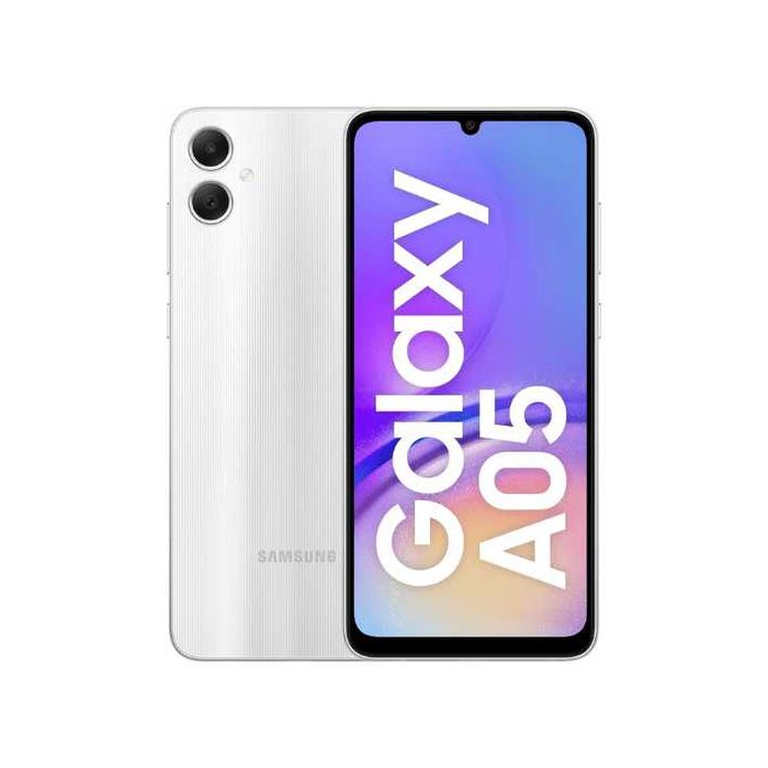 Telefon Samsung Galaxy A05, 4+64 GB, Dual Sim, Silver, nou, sigilat