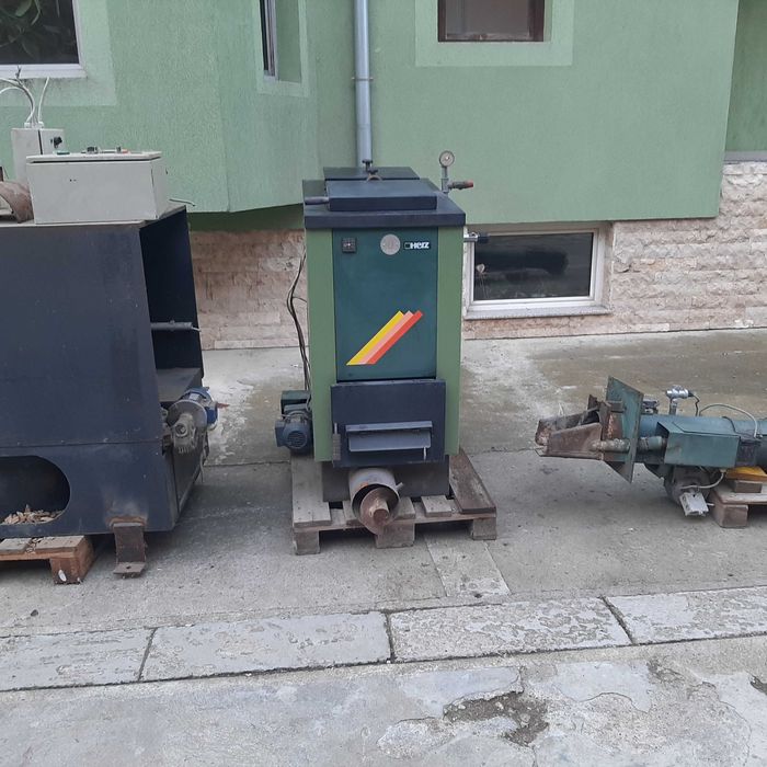 Cazan incalzire centrala pe tocatură ,așchii.