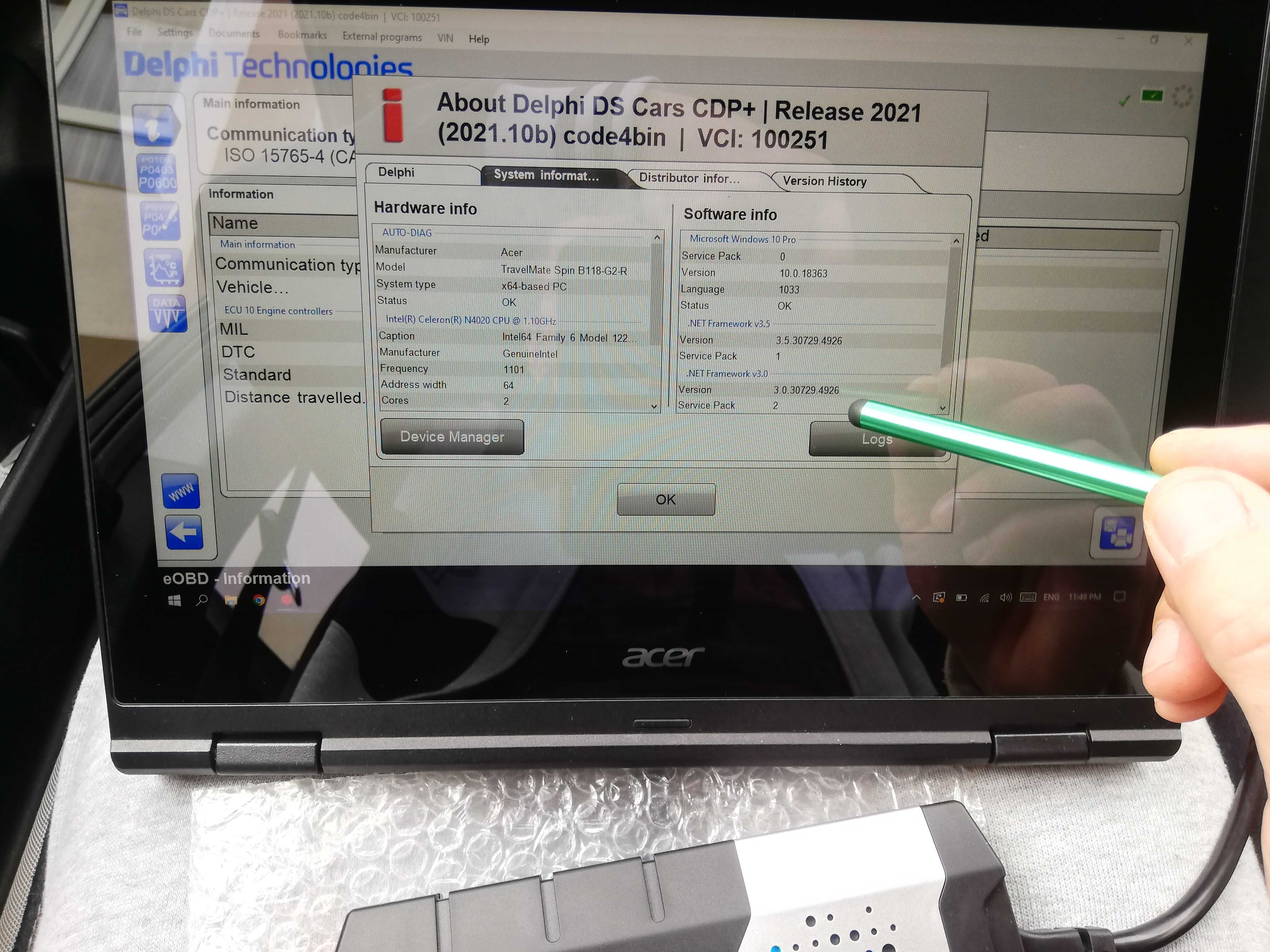 Diagnoza/Tester Auto DELPHI / AUTOCOM