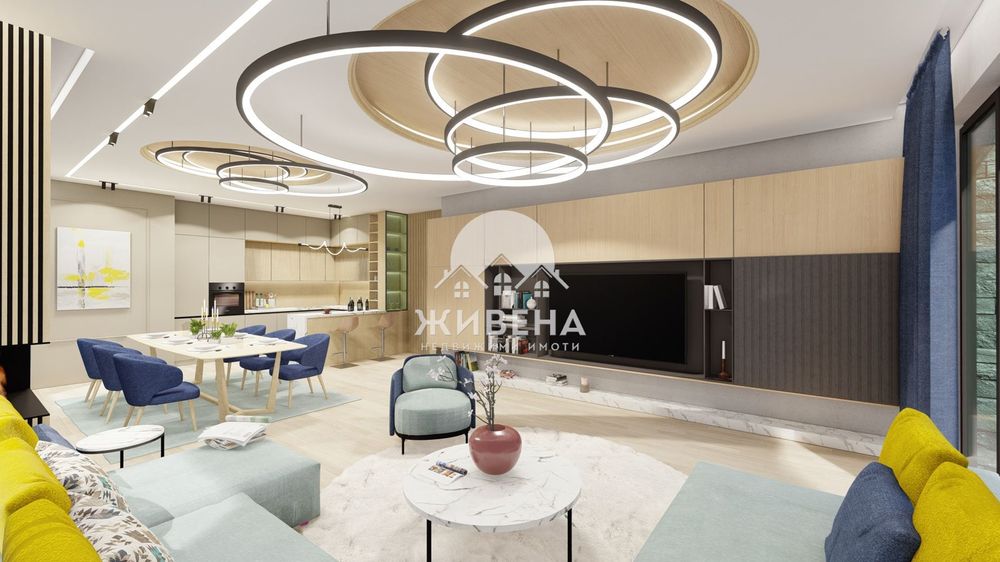 Продава нова къща в строеж в м-т Траката, площ 220 кв.м