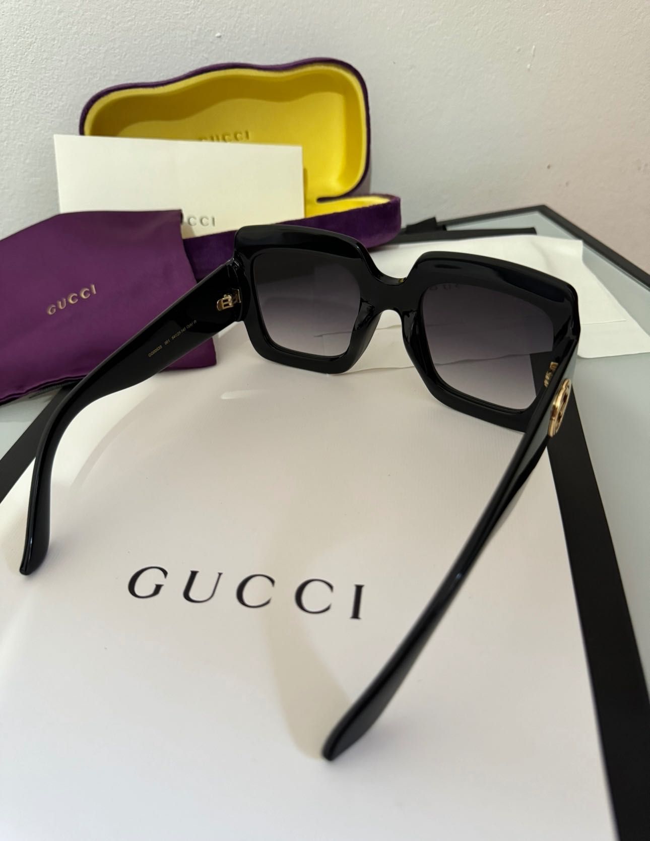 Ochelari de soare originali cu factura Gucci GG0053S NOI