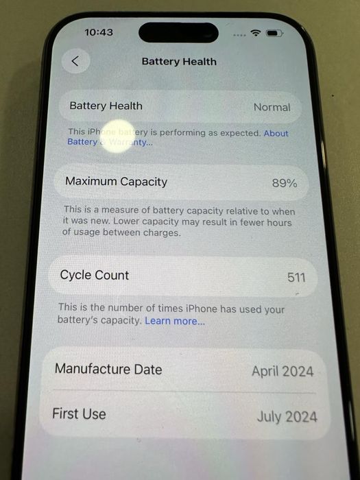 iPhone 15 Pro, Natural Titanium