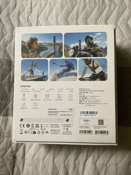 Камера insta 360x4