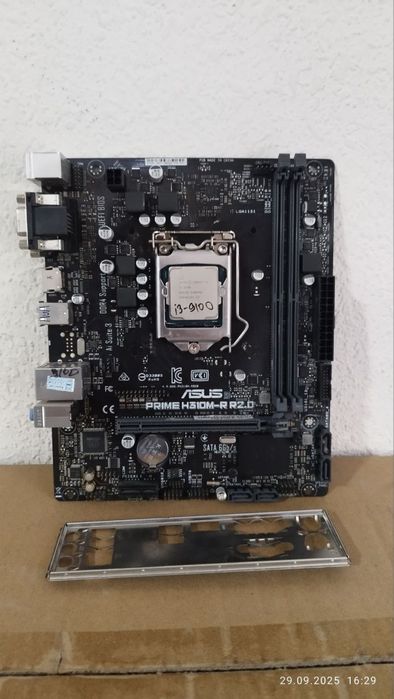 Мат плата h310M + i3-9100
