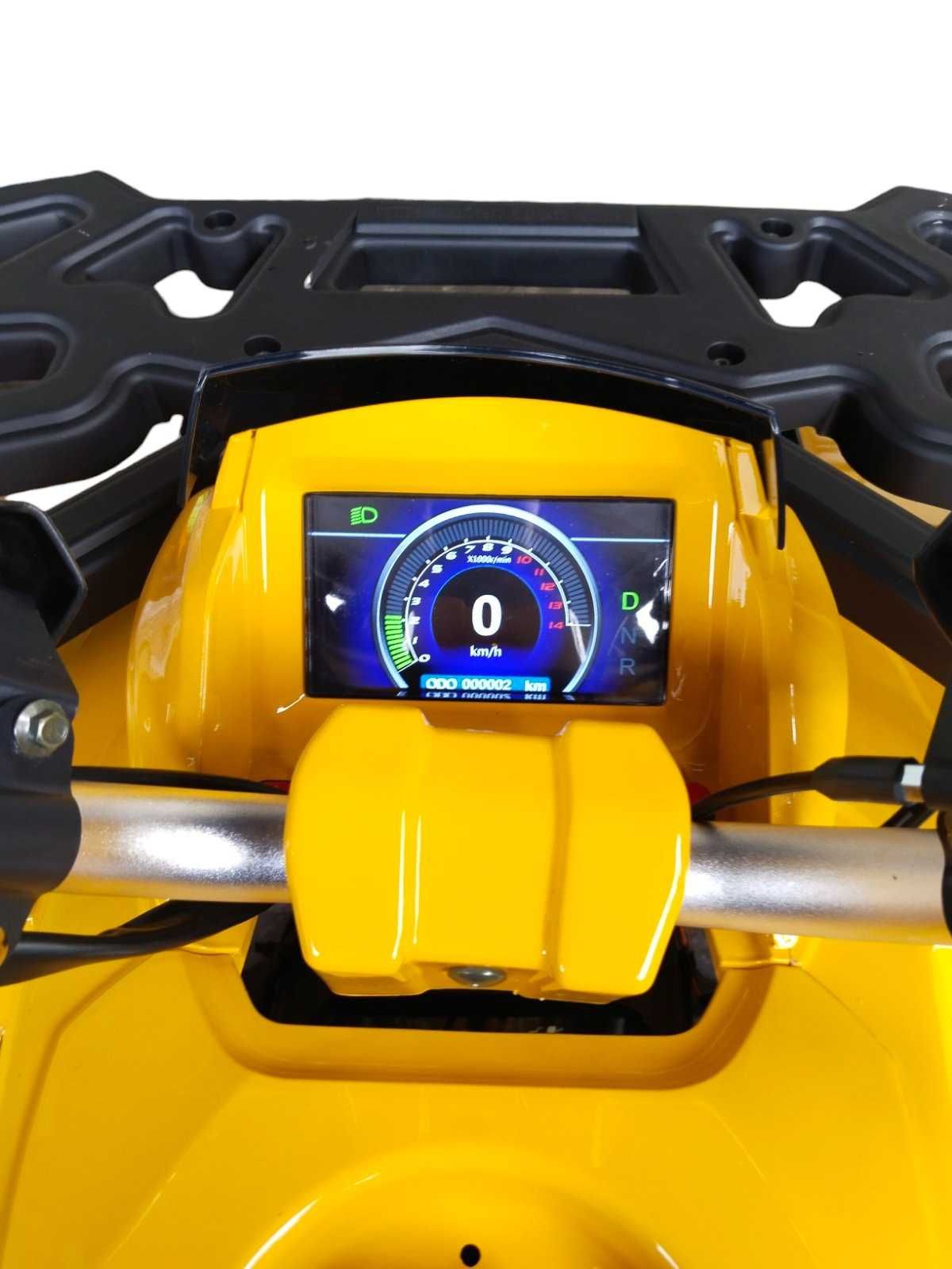 Бензиново ATV 200 кубика Shark Yellow с LED дисплей
