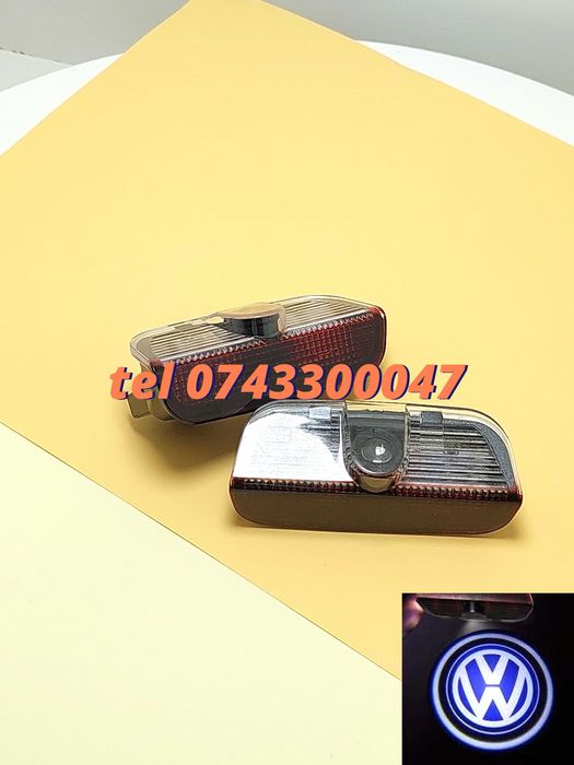 Proiectoare Logo Vw Portiera  Led Laser emblema sigla Holograma