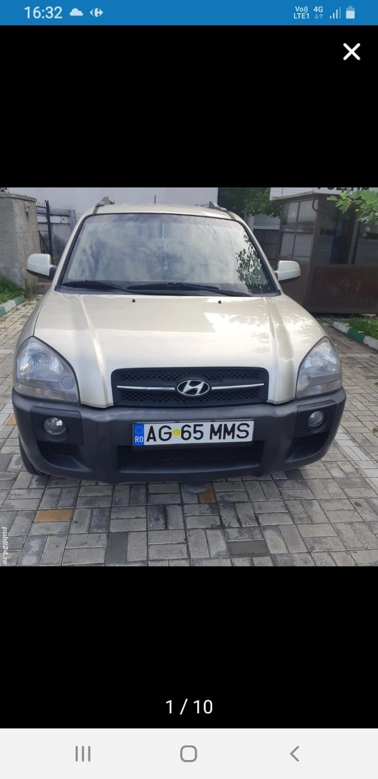 Vând SUV Hyundai Tucson, 4x4, motor 2,0 diesel, an fabricație 2009.