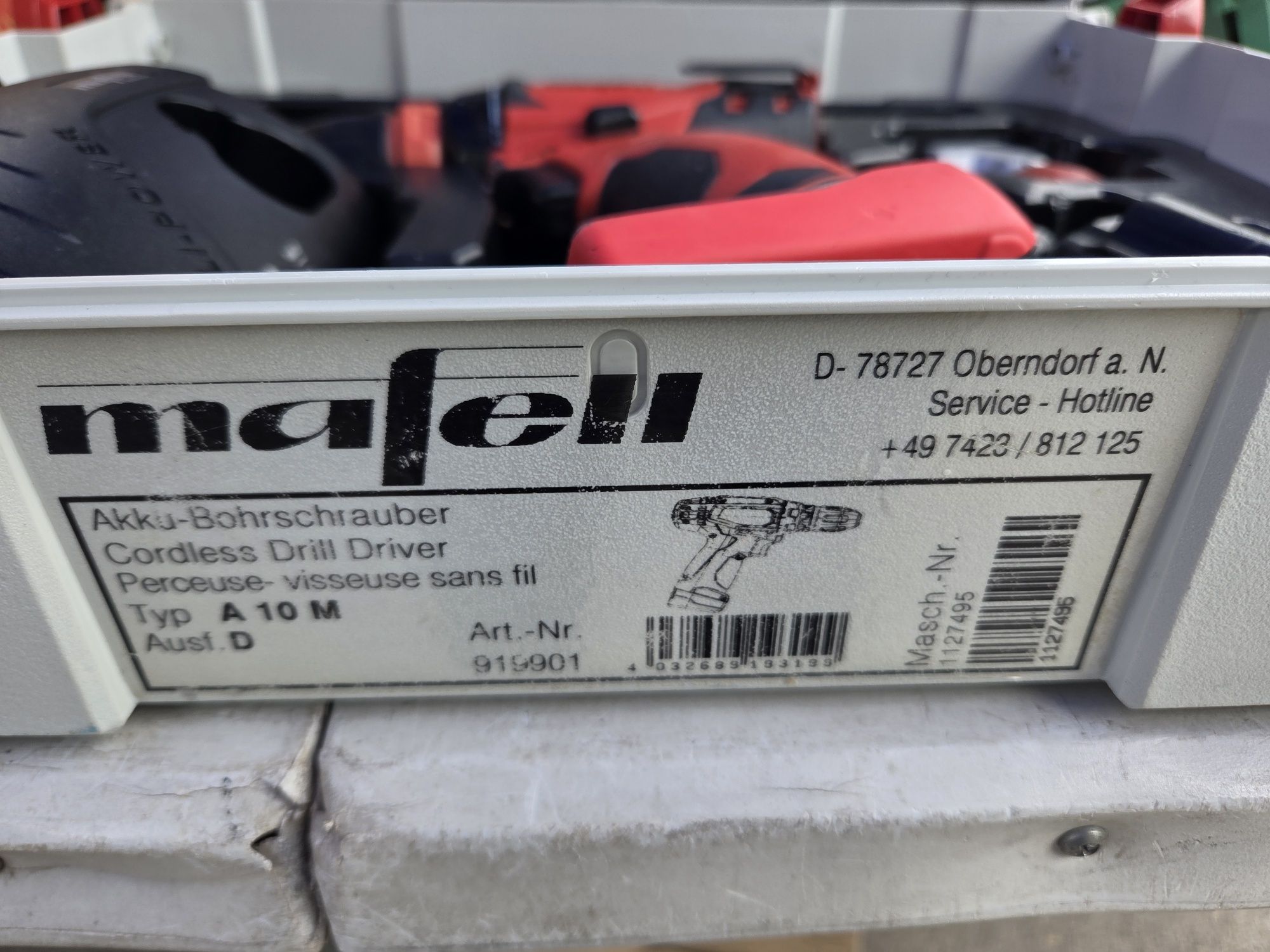 Mafell M10 винтоверт