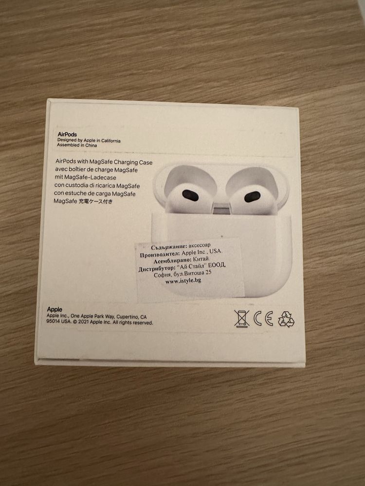 Apple Airpods 3, Magsafe, оригинални