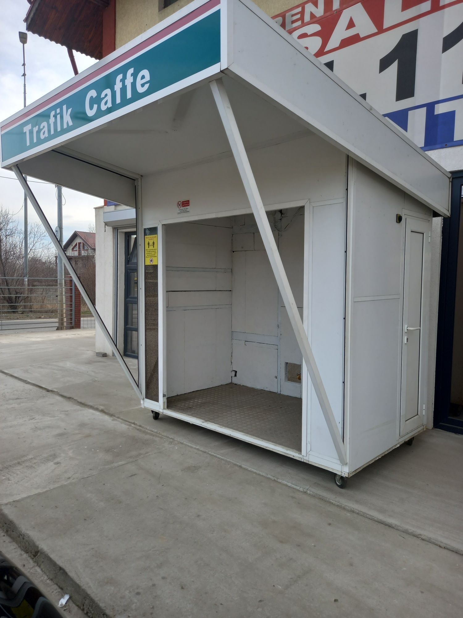Container modul termopan inchis izolat special aparate cafea vending