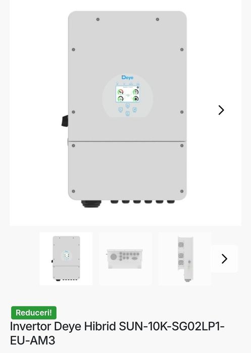 Invertor Hibrid  DEYE 10Kw