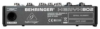 Микшерный пульт BEHRINGER XENYX 802