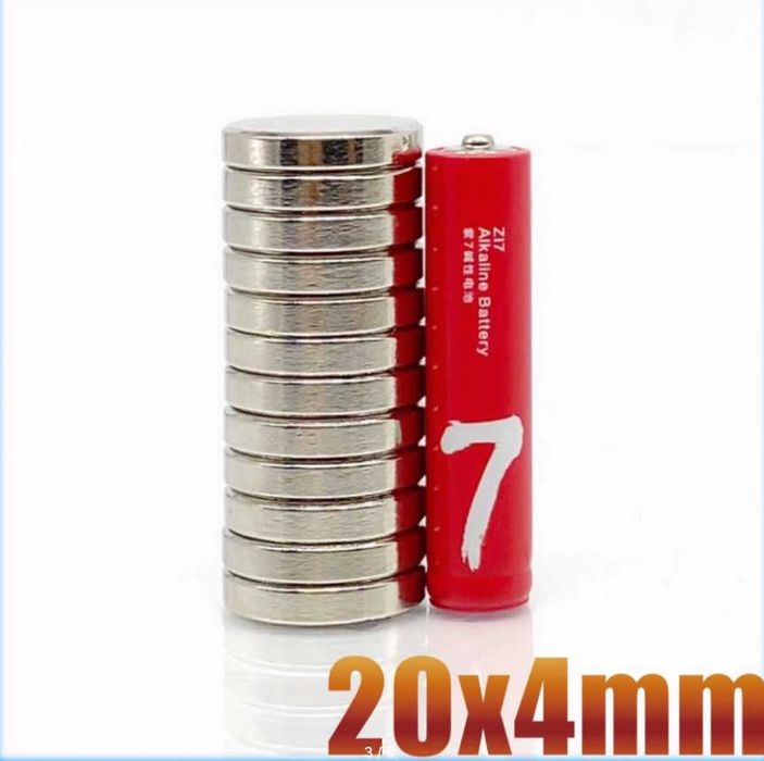 Неодимовый магнит 20х4мм