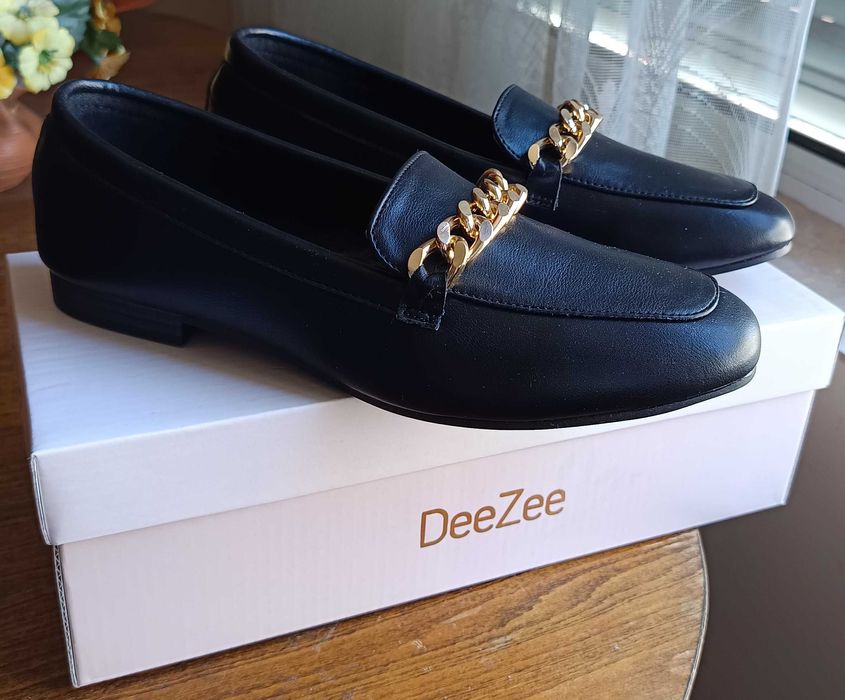 Мокасини дамски DeeZee ЧЕРЕН