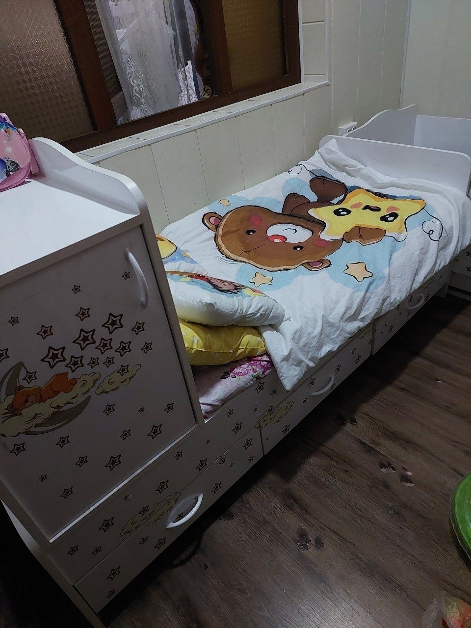 Детский кровать до 6 лет двойной