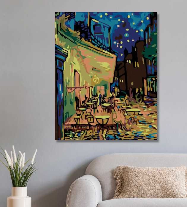 Диамантени гоблени - НОЩНОТО КАФЕ (ВАН ГОГ) 40x50