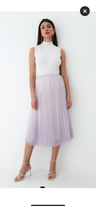 Rochie midi Mohito roz