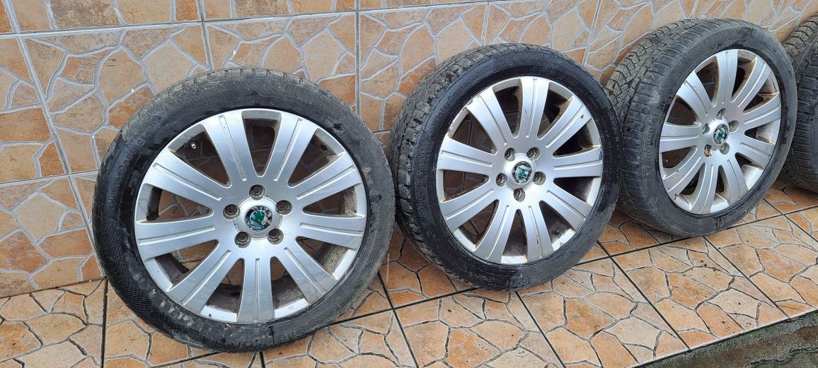 Jante originale aliaj Skoda Superb,Octavia 205/50R17