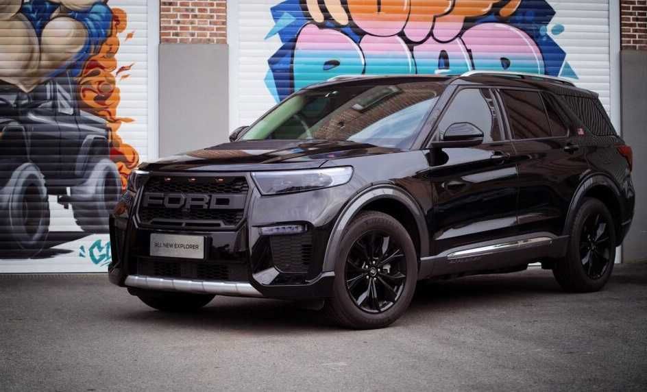 Предна броня, алуминиев капак за Ford Explorer 2020 - 23 Raptor style
