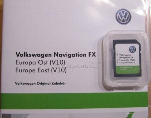 2022 VW Skoda Seat RNS 310 Amundsen Оригинална Sd Card FX West Europe