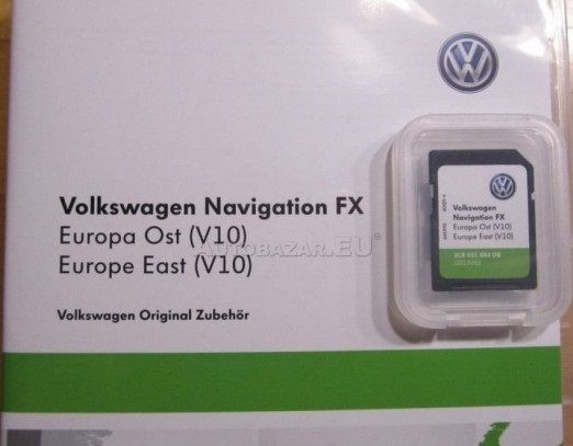 2023 VW Skoda Seat RNS 310 Amundsen Оригинална Sd Card FX West Europe