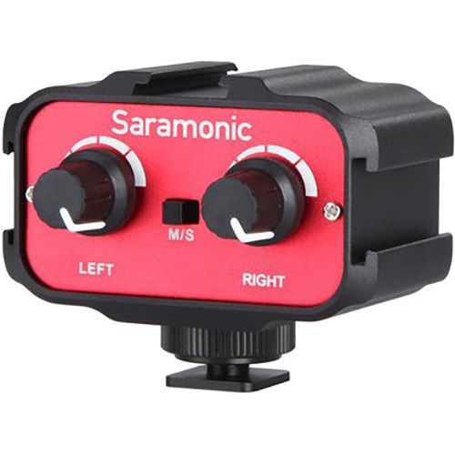 Saramonic SR-AX100 adaptor audio 2 canale jack 3,5 mm, pt DSLR