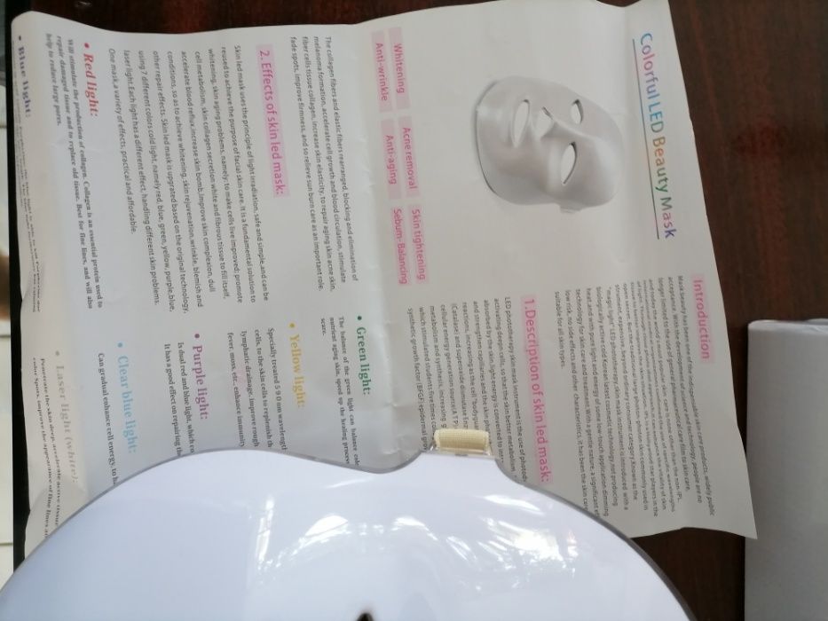 masca leduri IPL - ANTI AGING